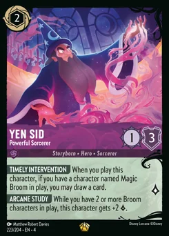 Yen Sid - Powerful Sorcerer — Cold Foil