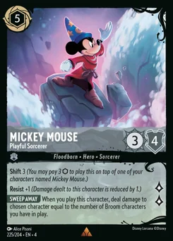 Mickey Mouse - Playful Sorcerer — Cold Foil