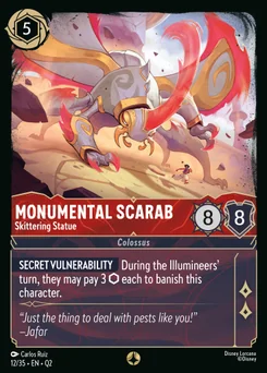 Monumental Scarab - Skittering Statue — Normal