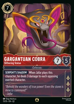 Gargantuan Cobra - Slithering Statue — Normal