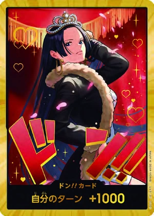 DON!! Card (Boa Hancock) (Gold) — Gold Foil