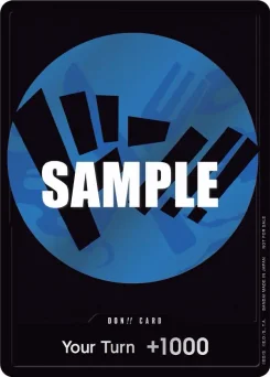 DON!! Card (Blue) — Blue Foil