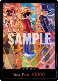DON!! Card (English Version 3rd Anniversary Set) (Ace, Luffy, Sabo) — Foil