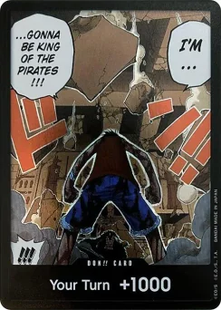 DON!! Card (Luffy vs. Crocodile) (Devil Fruits Collection Vol. 1) — Foil