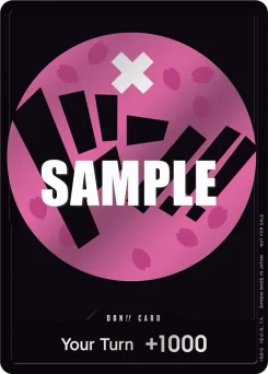 DON!! Card (Pink) — Pink Foil