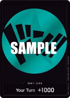 DON!! Card (Teal) — Teal Foil