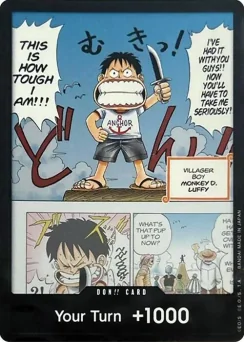 DON!! Card (Young Luffy) (Devil Fruits Collection Vol. 1) — Foil