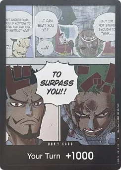 DON!! Card (Mihawk & Zoro) (Double Pack Set Vol. 3) — Foil