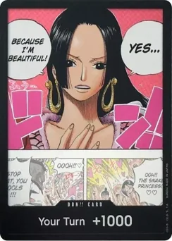 DON!! Card (Boa Hancock) (Double Pack Set Vol. 4) — Foil