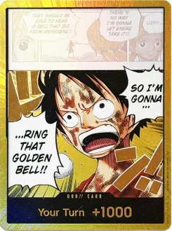 DON!! Card (Luffy) (Gold) — Gold Foil