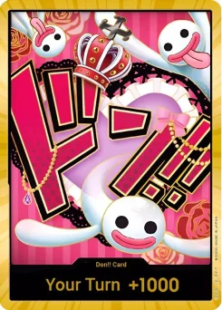 DON!! Card (Perona) (Gold) — Gold Foil