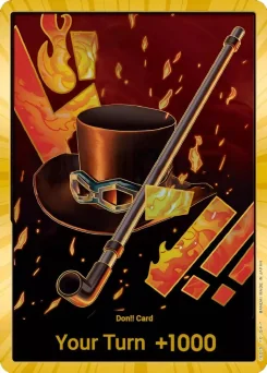 DON!! Card (Sabo) (Gold) — Gold Foil