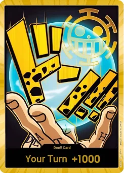 DON!! Card (Trafalgar Law) (Gold) — Gold Foil