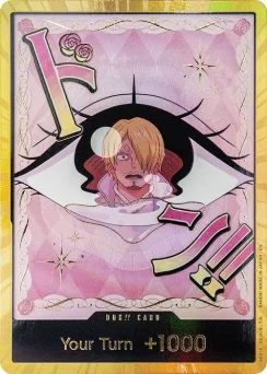 DON!! Card (Pudding) (Gold) — Gold Foil