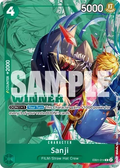 Sanji — Event Stamp Winner Foil