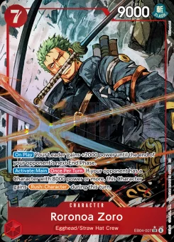 Roronoa Zoro — Parallel Foil
