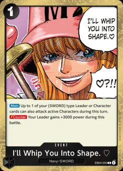 I'll Whip You Into Shape. — Foil