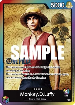 Monkey.D.Luffy (Leader Pack - Live Action) (Sealed Battle 2023 Vol. 1) — Normal