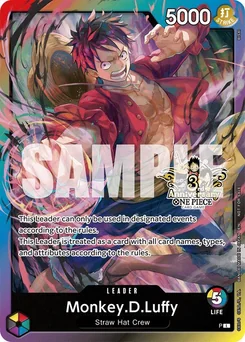 Monkey.D.Luffy (3rd Anniversary Tournament 3 Brothers Pack) — Event Stamp