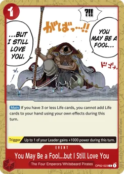 You May Be a Fool...but I Still Love You — Event Stamp