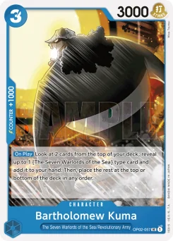 Bartholomew Kuma — Event Stamp