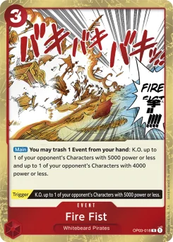 Fire Fist — Foil
