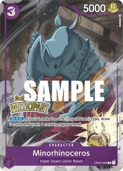 Minorhinoceros — Event Stamp Finalist Foil