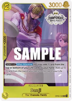 Sanji — Event Stamp Participant Foil