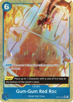 Gum-Gum Red Roc — Parallel Foil