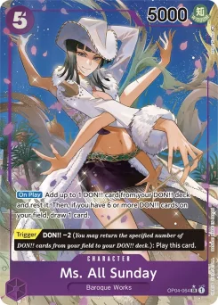Ms. All Sunday — Parallel Foil
