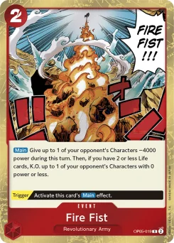 Fire Fist — Foil