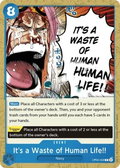 It's a Waste of Human Life!! — Normal