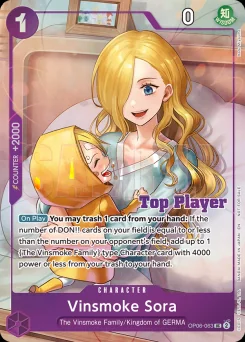 Vinsmoke Sora — Event Stamp Finalist Foil
