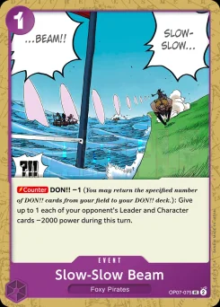 Slow-Slow Beam — Normal