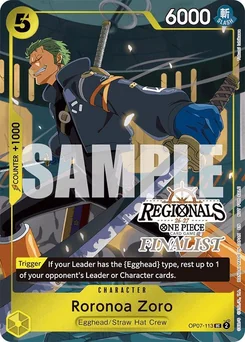 Roronoa Zoro — Event Stamp Finalist Foil