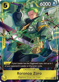 Roronoa Zoro — Parallel Foil