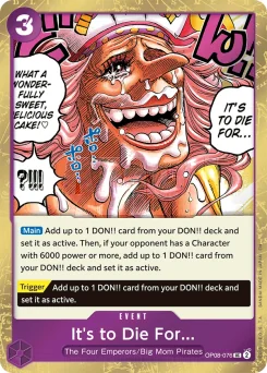It's to Die For — Event Stamp