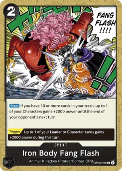 Iron Body Fang Flash — Event Stamp