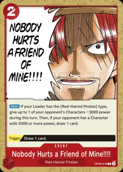 Nobody Hurts a Friend of Mine!!!! — Event Stamp