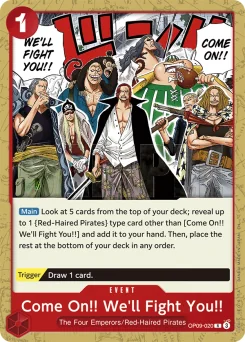Come On!! We'll Fight You!! — Foil