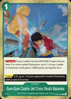 Gum-Gum Cuatro Jet Cross Shock Bazooka — Foil