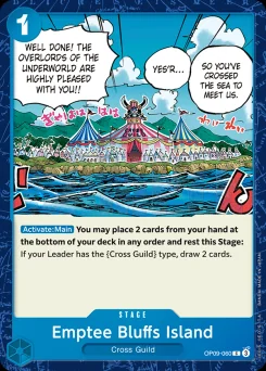 Emptee Bluffs Island — Event Stamp