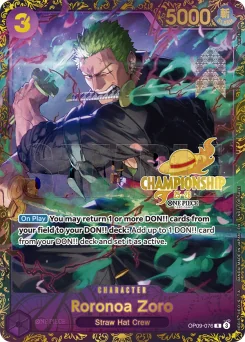 Roronoa Zoro — Parallel Foil