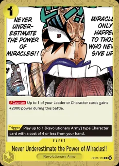 Never Underestimate the Power of Miracles!! — Event Stamp