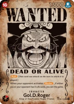 Gol.D.Roger — Wanted Poster Foil