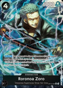 Roronoa Zoro — Parallel Foil