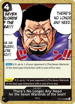 There's No Longer Any Need for the Seven Warlords of the Sea!!! — Normal