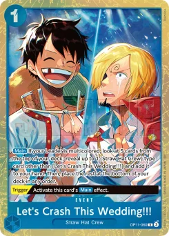 Let's Crash This Wedding!!! — Parallel Foil