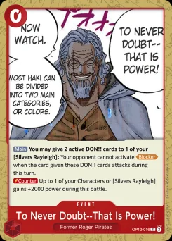 To Never Doubt--That Is Power! — Normal