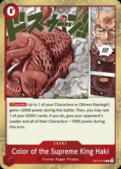 Color of the Supreme King Haki — Foil